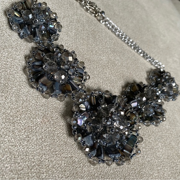 Czech Bead Statement Necklace choker - Picture 4 of 7